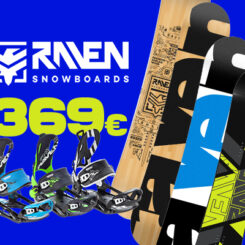 Raven Snowboards lumelauakomplekt täiskasvanud lumeinimestele